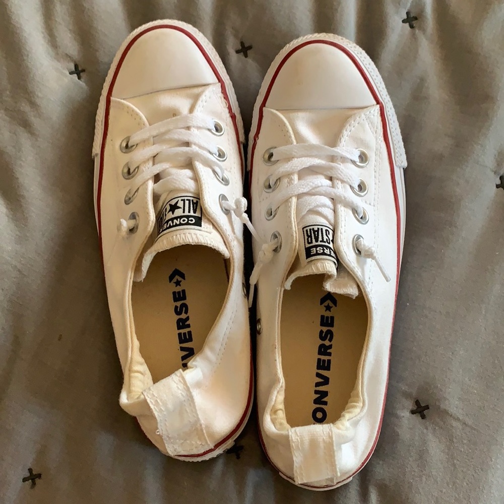 White low top converse